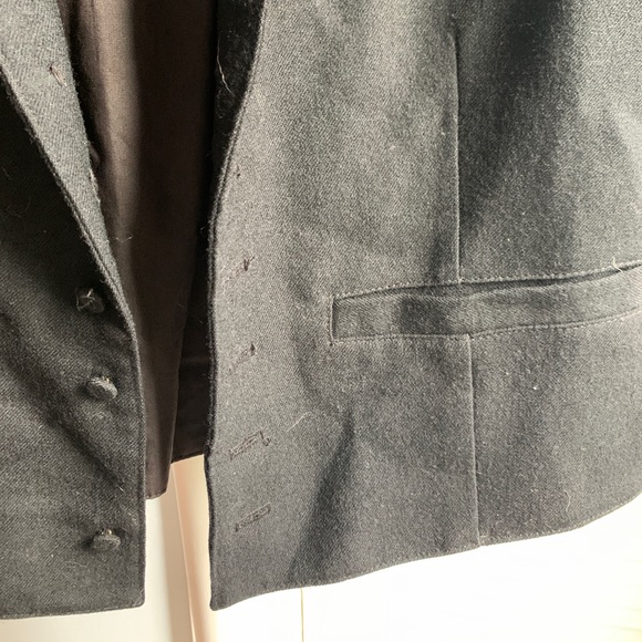 J Peterman Co. Vintage Black Vest - Picture 2 of 5